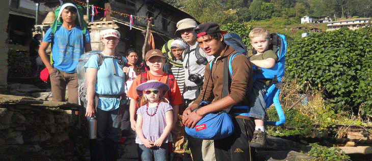 Ghandruk Circuit Trekking with kids